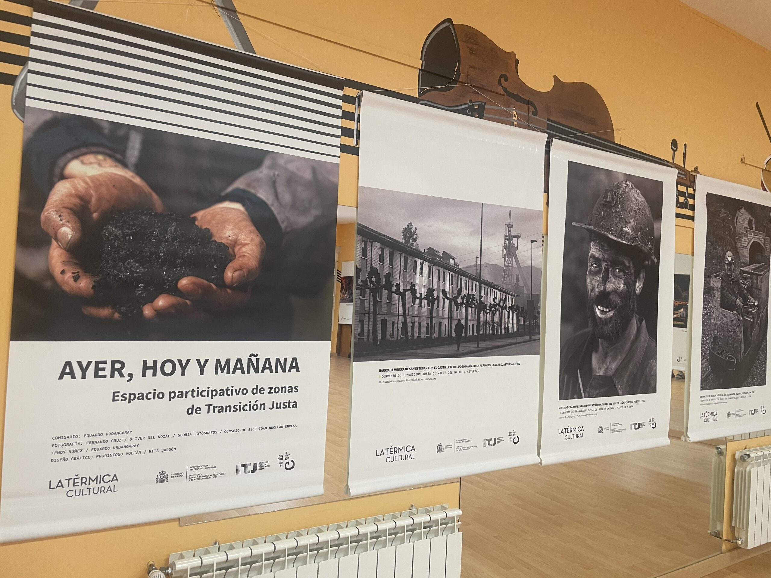 La exposición ‘Transición justa: ayer, hoy y mañana’ de La Recicladora Cultural llega en su itinerancia a Velilla del Río Carrión