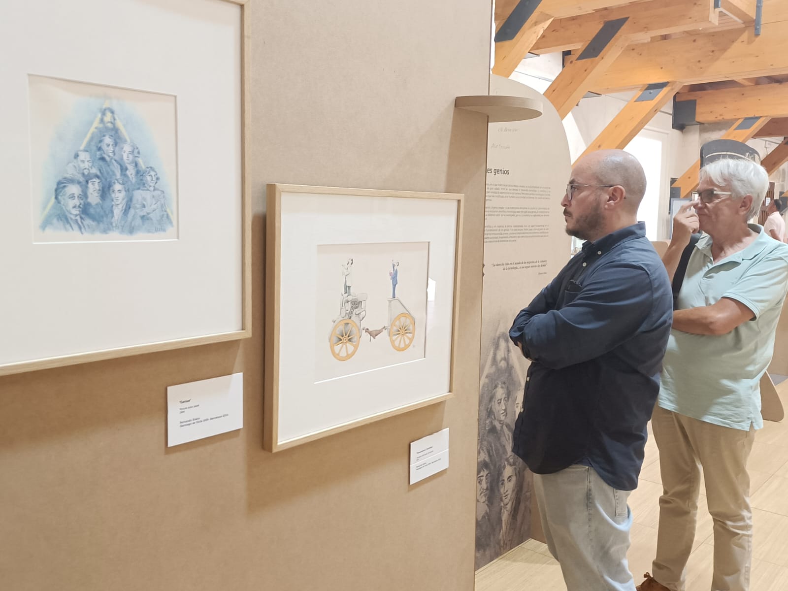 La exposición ‘Ilustrando la ciencia. Krahn: dibujos para reflexionar’ llega en su itinerancia a Almonacid de Zorita a través de La Recicladora Cultural
