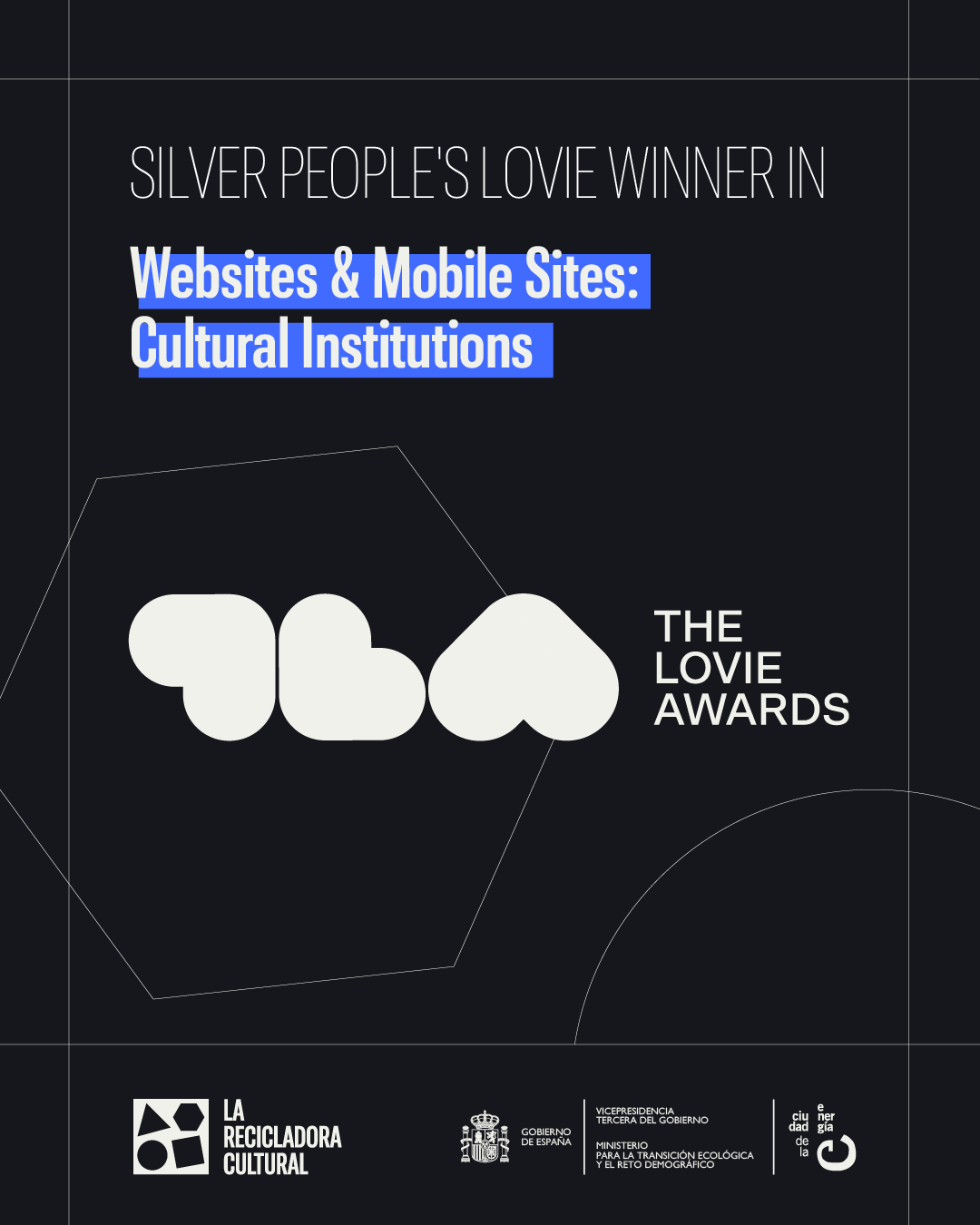 La Recicladora Cultural resulta galardonada en los prestigiosos premios internacionales Lovie Awards