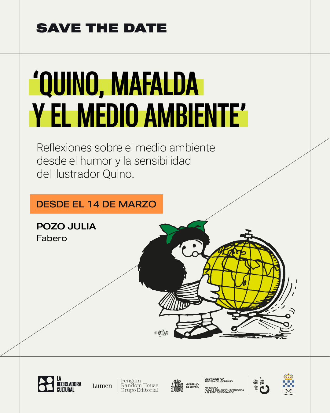 Apertura de ‘Quino, Mafalda y el medio ambiente’ en el Pozo Julia de Fabero (León)